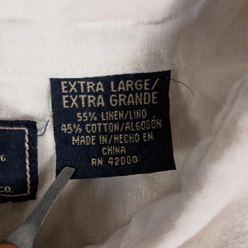 Route 66 XL Linen Button Down Mens‎ Shirt - Picture 11 of 11